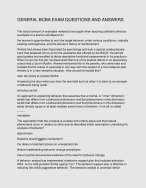 GENERAL BCBA EXAM QUESTIONS AND ANSWERS 2024