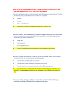 NGN ATI R MED SURG PROCTORED EXAM 2024-2025 200+QUESTIONS  AND ANSWERS 100 % PASS SOLUTION A+ GRADE