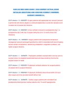 NUR 242 Med-Surg Exam 1 Galen| Questions With 100% Correct Answers ...