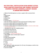 NCC EFM FINAL CERTIFICATION EXAM NEWEST ACTUAL EXAM COMPLETE QUESTIONSD ...
