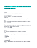HCB TEST 7 EXAM QUESTIONS AND VERIFIED COMPLETE ANSWERS LATEST UPDATE GRADED A+