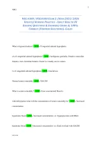 NSG 4100 / NSG4100 EXAM 2: (NEW 2025/ 2026 UPDATE) NURSING PRACTICE ...