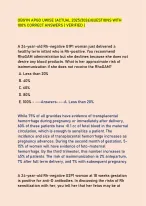OBGYN APGO UWISE (ACTUAL 2025/2026)QUESTIONS - DocMerit