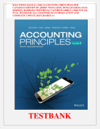 SOLUTIONS MANUAL FOR ACCOUNTING PRINCIPLES 8TH CANADIAN EDITION BY JERRY WEYGANDT, DONALD KIESO, PA