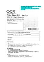 2025 OCR GCSE ENGLISH LANGUAGE J351/02 - DocMerit