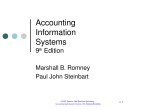 Accounting  Information  Systems 9 th Edition