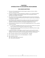 INTRODUCTION TO ACCOUNTING AND BUSINESS