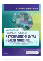 Test Bank Varcarolis' Foundations of Psychiatric-Mental Health Nursing A Clinical 9th Edition