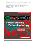 Test Bank for Understanding Pathophysiology, 1st Canadian Edition, Mohamed El-Hussein, Kelly Power