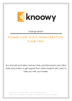 IHUMAN CASE STUDY: TAMIKA BRAYTON - FLANK PAIN