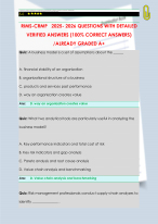 RIMS-CRMP 2025- 2026 QUESTIONS WITH DETAILED  VERIFIED ANSWERS (100% CORRECT ANSWERS)  /ALREADY GRA