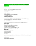 BUSI 301 QUESTIONS AND ANSWERS LATEST UPDATE ALREADY GRADED A+