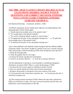 NSG 5000 - QUIZ 5 LATEST UPDATE 2024-2025