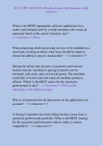 ETA CPP (2024-2025) Practice Exam with Questions with Answers. - DocMerit