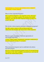 CDFM MODULE 4 EXAM | QUESTIONS WITH CORRECT  ANSWERS | LATEST UPDATE