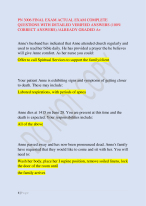 PN 3006 FINAL EXAM ACTUAL EXAM COMPLETE QUESTIONS WITH DETAILED VERIFIED ANSWERS (100%  CORRECT ANS