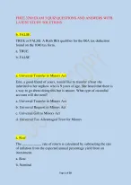 FHCE 3200 EXAM 3 QUIZ QUESTIONS AND ANSWERS WITH  LATEST STUDY SOLUTIONS