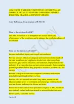 ARMY BEST WARRIOR COMPETITION QUESTIONS AND CORRECT DETAILED ANSWERS (VERIFIED ANSWERS)  ||ALREADY