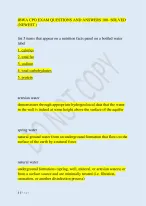 IBWA CPO EXAM QUESTIONS AND ANSWERS 100- SOLVED  (NEWEST )