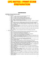 LPC NOTES - PRINT EXAM PREPARATION