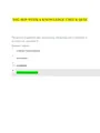 NSG 4029 WEEK 6 KNOWLEDGE CHECK QUIZ / NSG4029 WEEK 6 KNOWLEDGE CHECK QUIZ : SOUTH UNIVERSITY