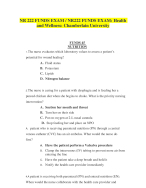 NR 222 FUNDS EXAM , NR 222 FUNDS EXAM 1 PRACTICE SET,NR 222 TEST PREPARATION EXAM 1,NR 222 Unit 3 Exam 1 - NR222 Unit 3 Exam 1 , UNIT 3 EXAM 1,UNIT 6 EXAM 2,UNIT 8 FINAL EXAM- Chamberlain University