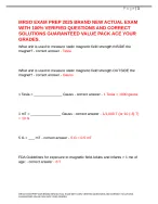 MRSO EXAM PREP 2025 BRAND NEW ACTUAL EXAM WITH 100 VERIFIED QUESTIONS AND CORRECT SOLUTIONS GUARANT