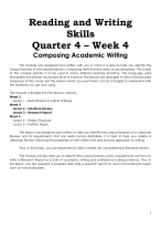 How to Compose Academic Writing