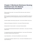 Chapter 3 Workbook [Hartmann Nursing Assistant Care The Basics ...