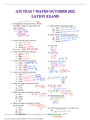 ATI TEAS 7 MATH LATEST EXAM 2023