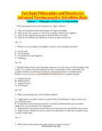 Test Bank Philosophies and Theories for  Advanced Nursing practice 3rd edition Butts