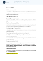 Osteoarthritis