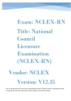 NCLEX-RN National Council Licensure Examination (NCLEX-RN) 2024// QUESTIONS AND ANSWERS GRADED A+