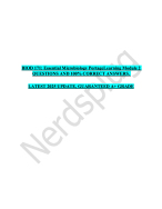 BIOD 171: Essential Microbiology Portage Learning Module 2 QUESTIONS AND 100% CORRECT ANSWERS.