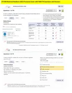 ATI RN Maternal Newborn 2023 Proctored Exam with NGN 70 Questions and Answers.