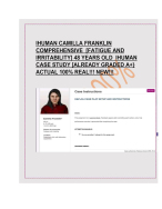 i-Human Week 10 Case: 48-Year-Old Camilla Franklin | Fatigue and Irritability Management | In-Depth Study with Expert Review and Screenshots