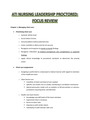 ATI NURSING LEADERSHIP PROCTORED:FOCUS REVIEW 2021/22