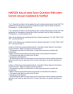 NAPLEX Actual 2024 Exam Questions With 100% Correct Answers Updated & Verified