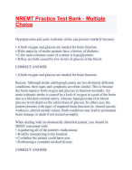 NREMT Practice Test Bank - Multiple Choice