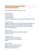 Ethical and legal issues in Canadian nursing