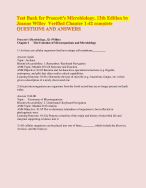 Test Bank - Microbiology for Surgical Technologists,
