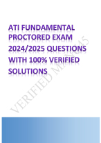 ATI FUNDAMENTAL PROCTORED EXAM 2024/2025