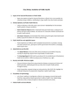 Chapter 1- Introduction to Public Health