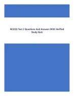 NCCCO Test 2 Questions And Answers With Verified Study Quiz