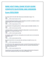 MIKE HOLT FINAL EXAM STUDY GUIDE COMPLETE  QUESTIONS AND ANSWERS  Exam 2025/2026