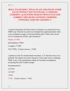 ROCC EXAM/ ROCC FINAL EXAM AND STUDY GUIDE EXAM NEWEST 2025 TEST BANK ...