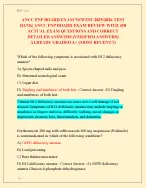 ANCC FNP BOARD EXAM NEWEST 2025/2026 TEST  BANK| ANCC FNP BOARD EXAM REVIEW WITH 450  ACTUAL EXAM