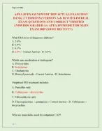 APEA 3P EXAM NEWEST 2025 ACTUAL EXAM TEST BANK| 2 VERSIONS (VERSION A & B) WITH 450 QUESTIONS