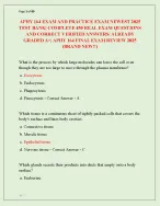 APHY 164 EXAM AND PRACTICE EXAM NEWEST 2025  TEST BANK| COMPLETE 450 REAL EXAM QUESTIONS