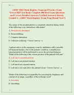 ARRT MRI Mock Registry Exam and Practice Exam  Newest 2025 Test Bank| Complete 400 Real Exam